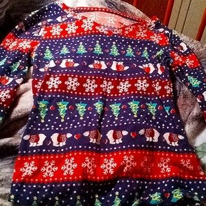 Long sleeve polor bear tee-shirt